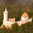 Kokořín, letecký pohled